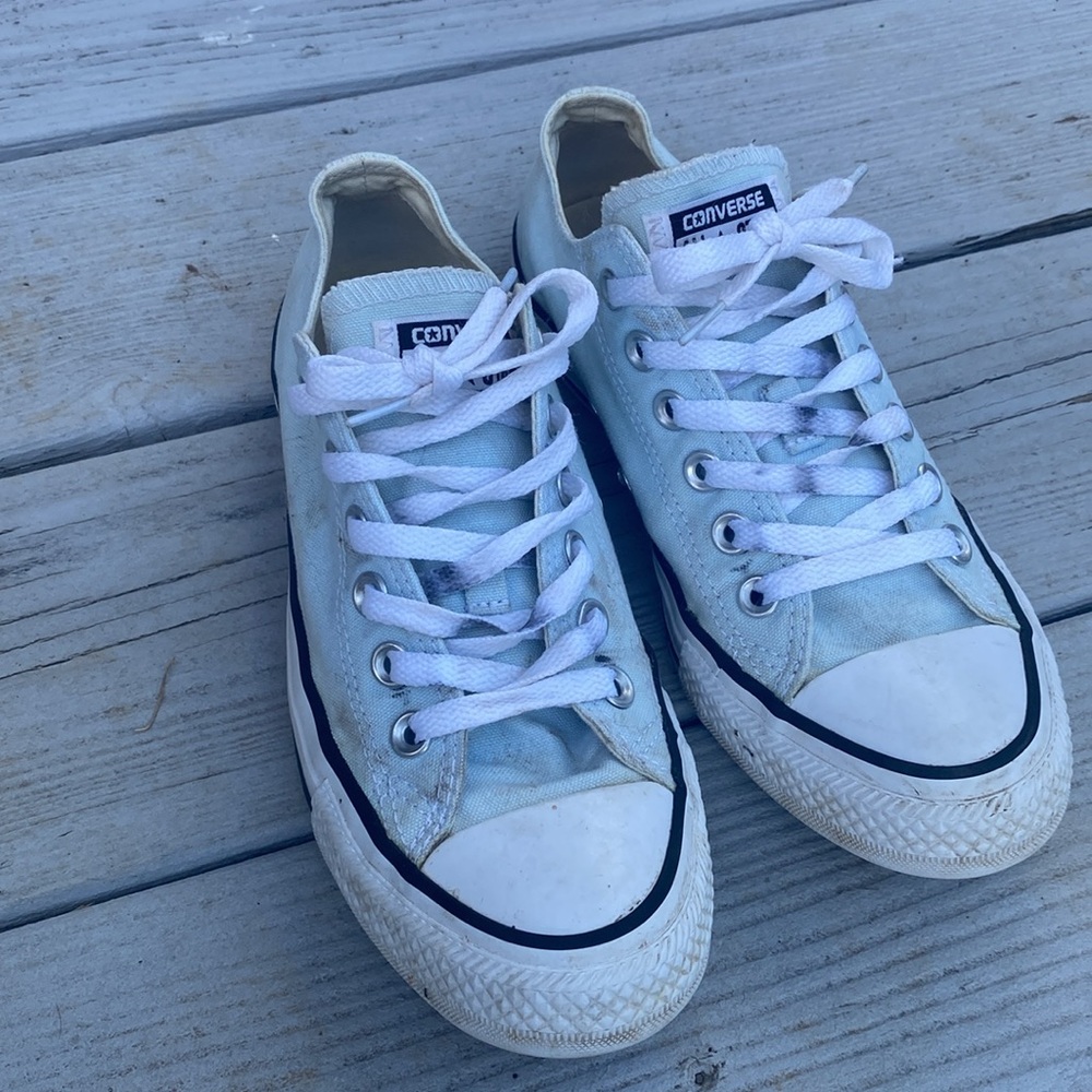 light blue converse